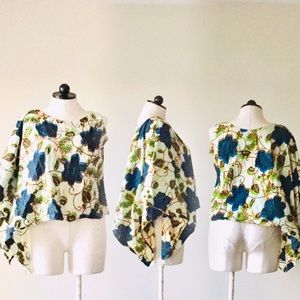 one shoulder top fits s-m